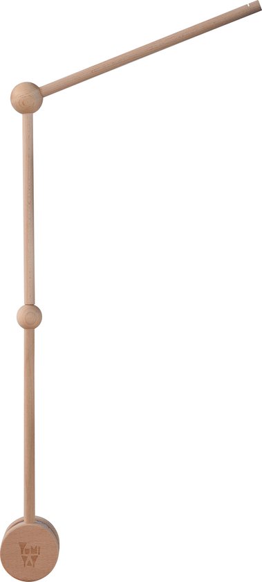 AolKee Mobiele houder van hout, afneembare verstelbare kinderbed, mobiele arm om op te hangen, wieg, mobiel, windgong, speelgoed, babybedaccessoires, bruin AolKee Mobiele houder van hout, afneembare verstelbare kinderbed, mobiele arm om op te hangen, wieg, mobiel, windgong, speelgoed, babybedaccessoires, bruin