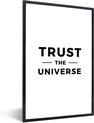 Tekst - Trust the universe