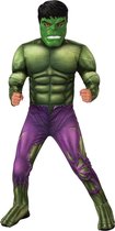 Rubies - Hulk Kostuum - De Groene Sterke Hulk Deluxe Kind Kostuum - Groen, Paars - Maat 104 - Carnavalskleding - Verkleedkleding