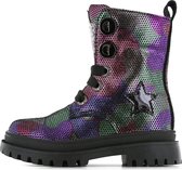 Bikerboots | Meisjes | Multicolor Metallic | Leer | Shoesme | Maat 28