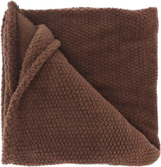 Unique Living Sep Plaid - 150 x 200 cm - Rocky Brown
