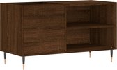 vidaXL - Platenkast - 85x38x48 - cm - bewerkt - hout - bruin - eikenkleur