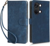 Coverup Book Case met Koord - Geschikt voor OnePlus Nord 3 Hoesje - Blauw
