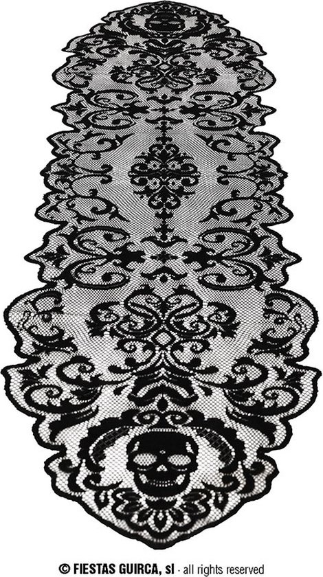 Fiestas Guirca - Chemin de Table Halloween Crânes (180 x 35cm)