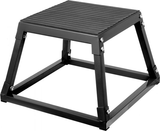 12 "jumpbox snelheid krachttrainer plyometrische plyo box voor springtraining draai- en kruisoefening in hoogte verstelbaar antislipplatform