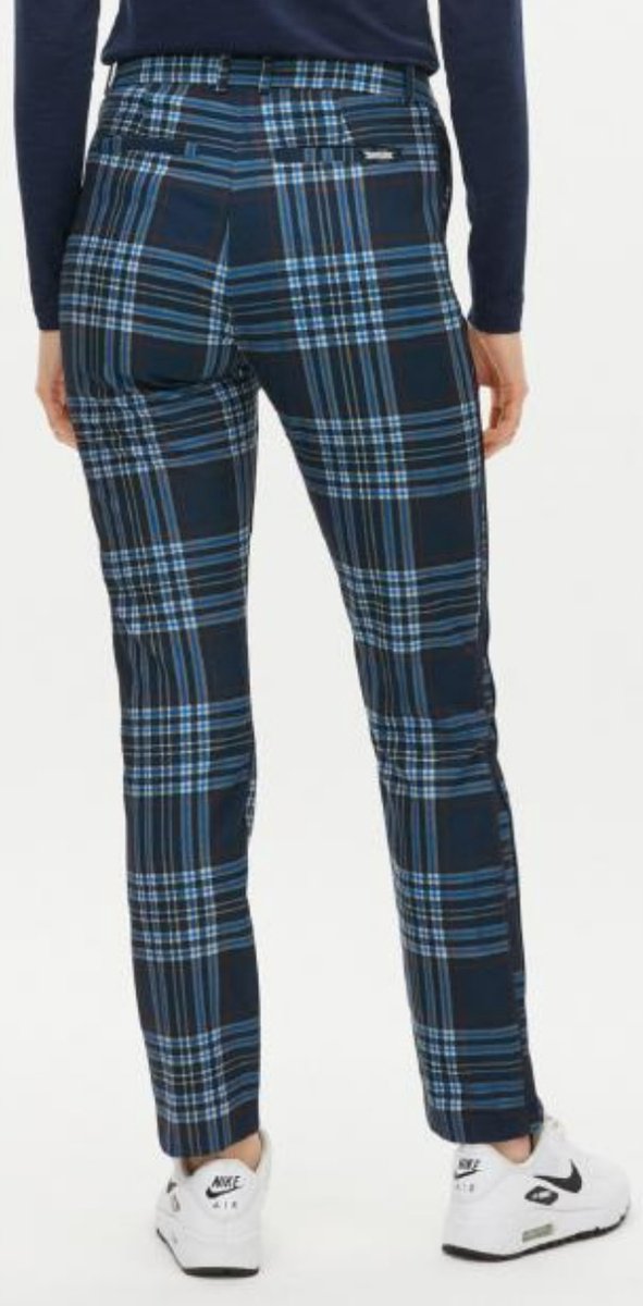 Röhnisch Lexi Pants 30 - Blauw Geblokt - Maat 42 van Röhnisch — afbeelding 2