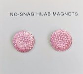 Fako Bijoux® - 2x Magnetische Broche - Hoofddoek Magneet - Sjaal - Hijab Accessoires - Abaya - 14mm - Set 2 Stuks - Roze
