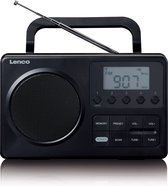 Lenco MPR-035BK - Radio FM portable compacte avec écran LCD - Zwart