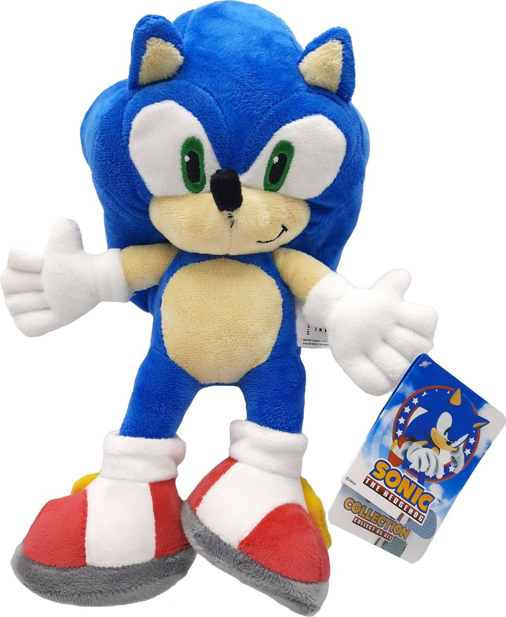 Sonic The Hedgehog - Knuffel - Pluche - Blauw - 32 cm
