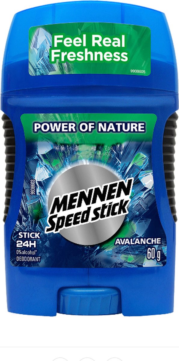 Mennen Speed Stick Power of Nature Avalanche Deodorant Man - Deodorant met Impact en Intensiteit van een Lawine - Stick - Alcoholvrij - 60g