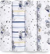 Aden + Anais - 4x Hydrofiele Doeken - Disney Mickey Stargazer - 112 x 112 cm