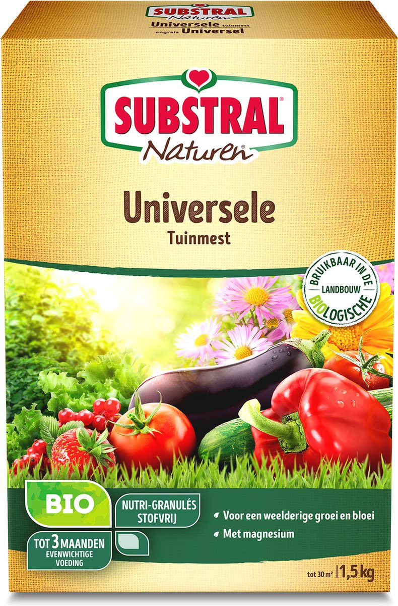 Naturen universele tuinmest - 1500 gram