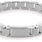 Calvin Klein CJ35000286 Heren Armband - Schakelarmband - Sieraad - Staal - Zilverkleurig - 12 mm breed - 21 cm lang