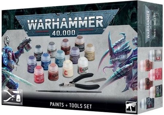 Warhammer 40K Paints + Tools Set - 60-12 - Games Workshop