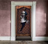 Fiestas Guirca - Deur decoratie Confession ( 80 x 180 cm) - Halloween - Halloween Decoratie - Halloween Versiering