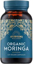 Moringa Capsules BIO Organic Ayurvediq Wellness Biologisch 120 stuks