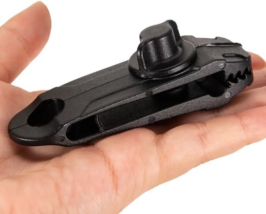PD® Zeilclip Set 16-Delig Profi - Slimme Bevestiging voor het vastzetten van Zeilmateriaal - Zwart van PD — afbeelding 5