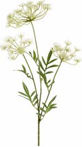 Kunstbloemen - Zijde Bloemen - Nep bloemen Luxe Bloemen - Dille Wit 80 cm - Natuurlijk Bloemen