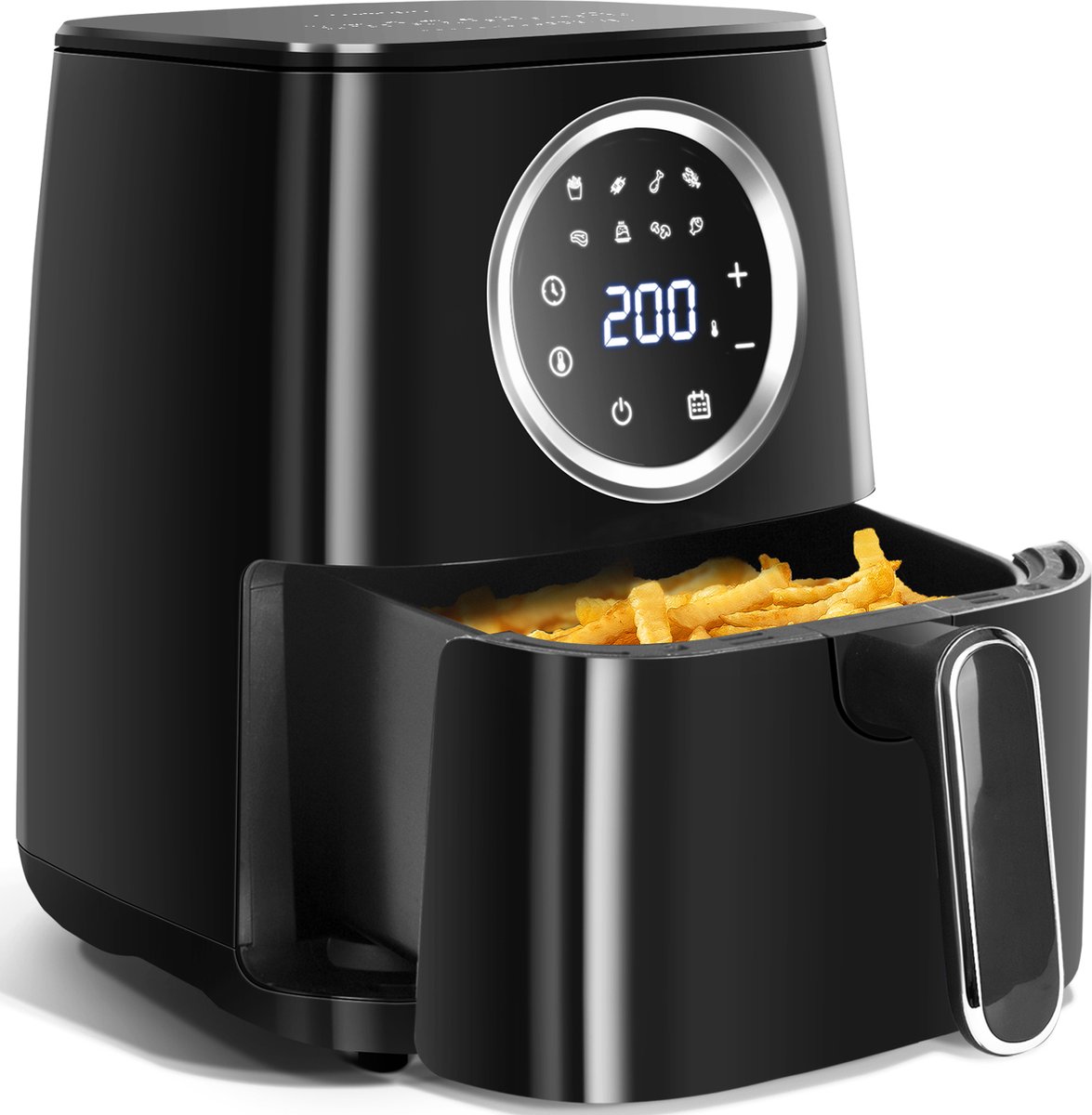Aigostar Odin 30YCN - Airfryer - Hetelucht Friteuse - 1400W - 42 Liter - Zwart