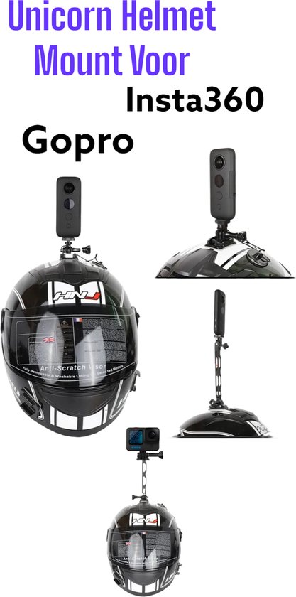 Set di accessori moto per Insta360 One X2, One X, One R, Gopro Hero Max, Fusion, DJI OSMO Action Camera