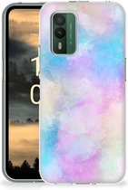 Telefoon Hoesje Nokia XR21 Silicone Back Case Watercolor Light