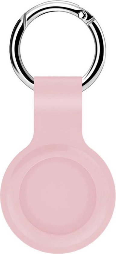 Sleutelhanger siliconen voor Apple AirTag roze