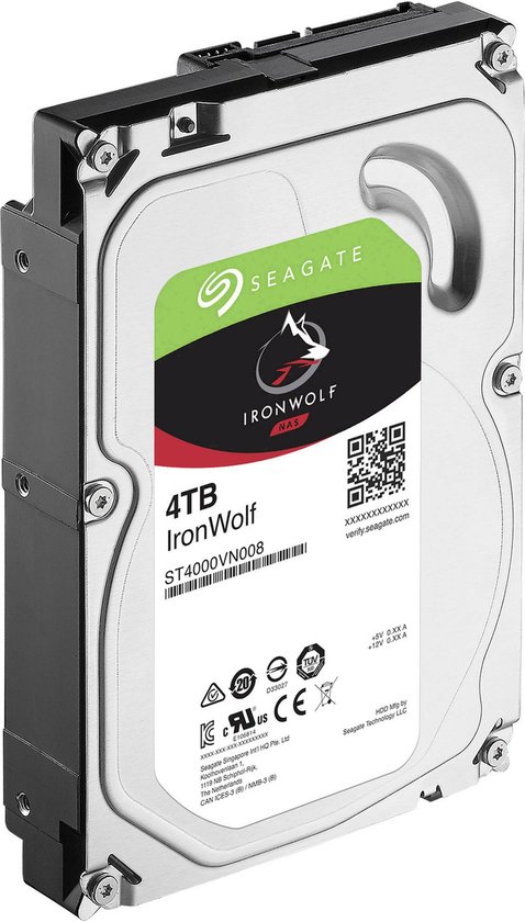 Seagate Ironwolf ST4000VN008 / 4 To / 5 900 tr/min / 64 Mo de cache / SATA  / HDD Nas