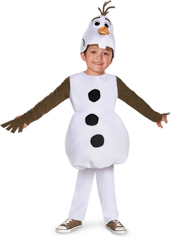Smiffys Kinder Kostuum -Kids tm jaar- Disney Frozen Olaf Deluxe Multicolours