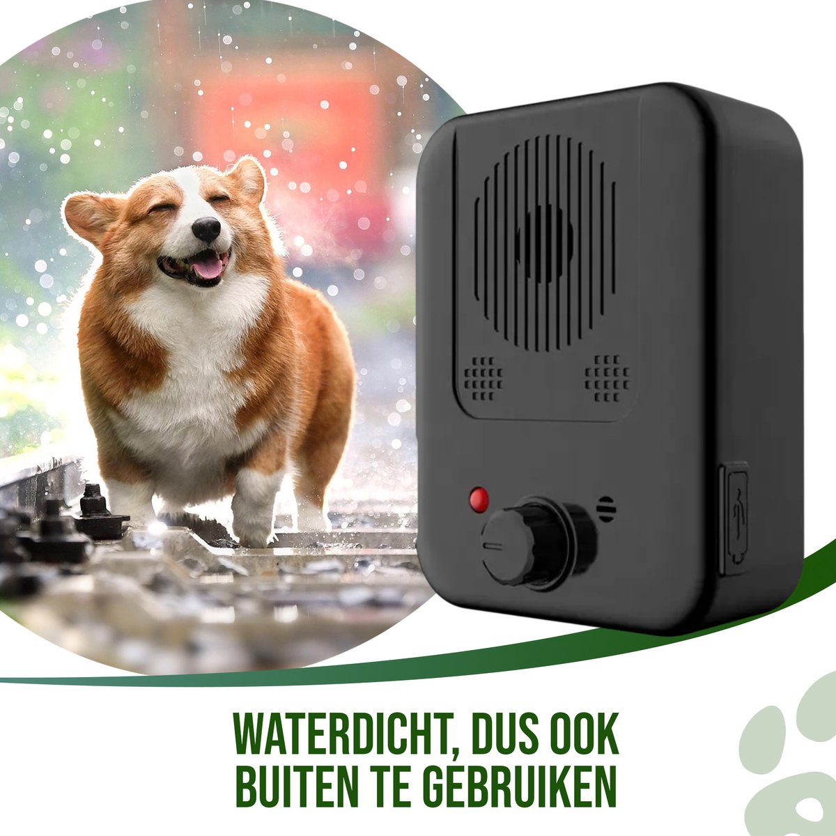 Anti-black-apparaat voor honden, 3 niveaus, ultrasoon anti-black-apparaat, 100% veilig en effectief tegen blaffen, ultrasoon anti-blaffapparaat voor honden