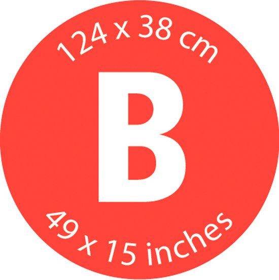 Brabantia Housse pour planche à repasser B - 124x38 cm - Couche supérieure - Katoen Fairtrade - New Dawn