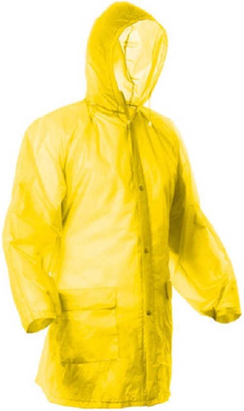 Eizook Regenjas - Beschermjas met mouwen - 100% EVA - Transparant Geel