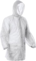 Eizook Regenjas - Beschermjas met mouwen - 100% EVA - Transparant Wit