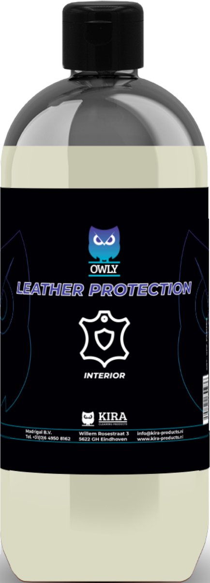 Auto Accessoires - Leer Onderhoud - Leer Verzorging - Leather - Bescherming - Auto Wassen - Interieurspray - Reiniger - Auto Wassen - Owly Leather Protection - 1 Liter