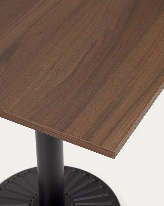 Funtabee Set van 2 moderne hangende plantenbakken uit het midden van de eeuw, zwart metalen