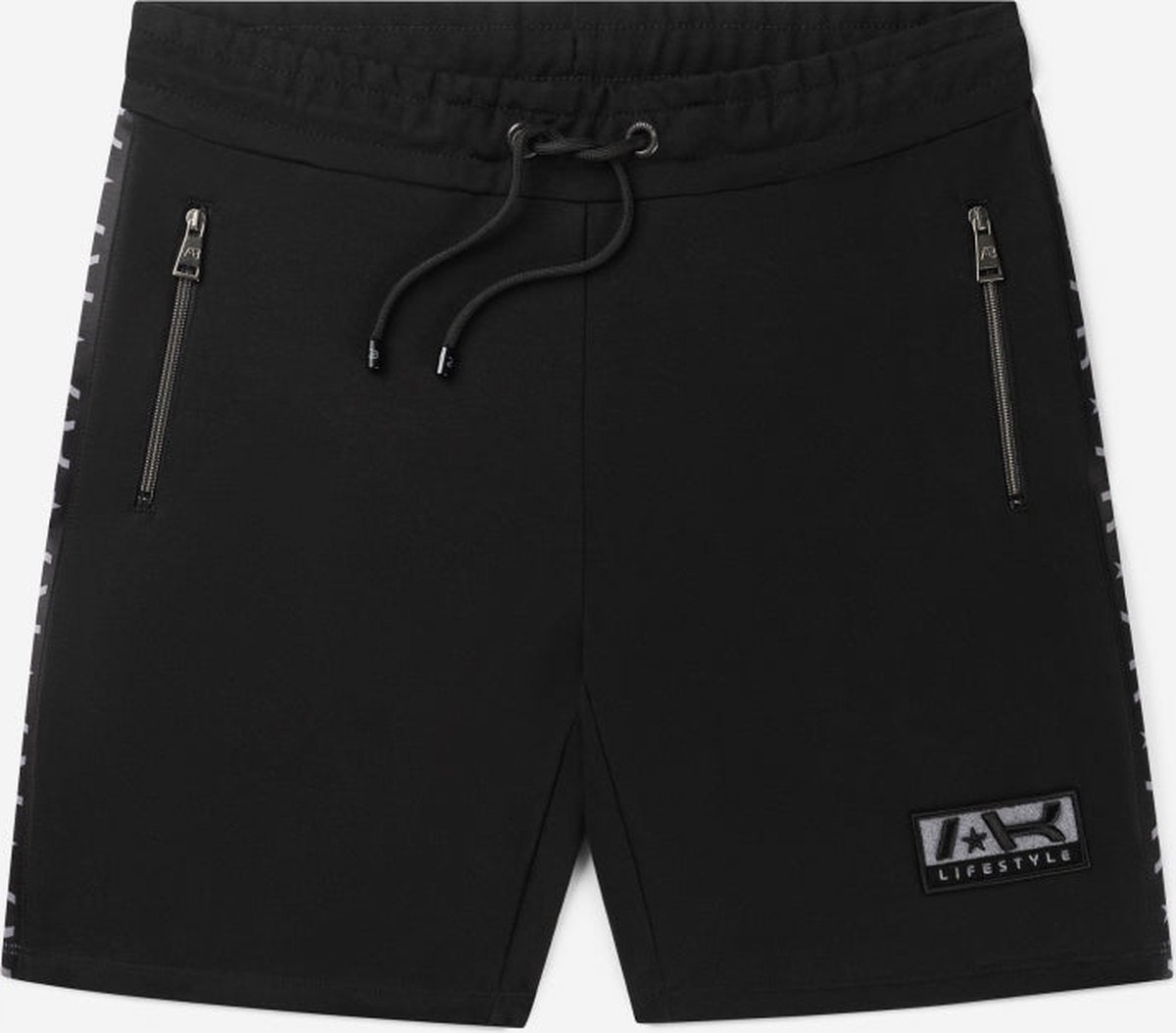 AB Lifestyle - Korte broek - Flag Short | Jet Black - Heren - Maat: S