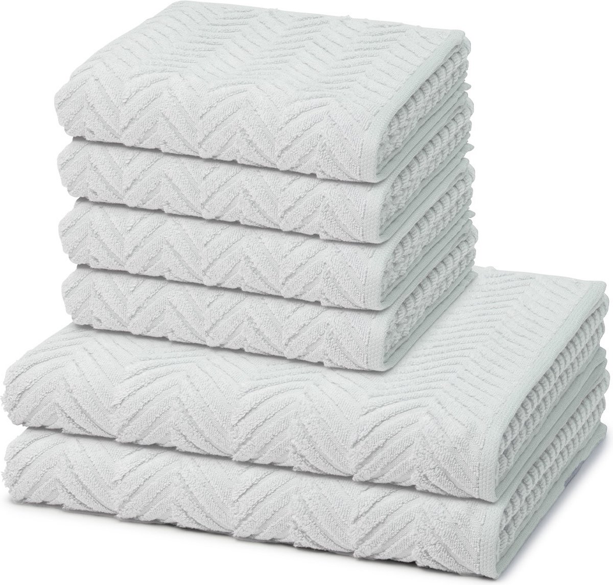 Ross Sonstiges 4 X handdoek 2 X douchehanddoek - in set 6 pack Sensual Skin