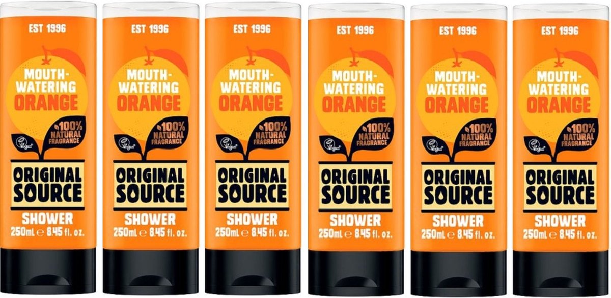 Original Source Shower Gel Orange Tree - 6x250ml - Voordeelverpakking
