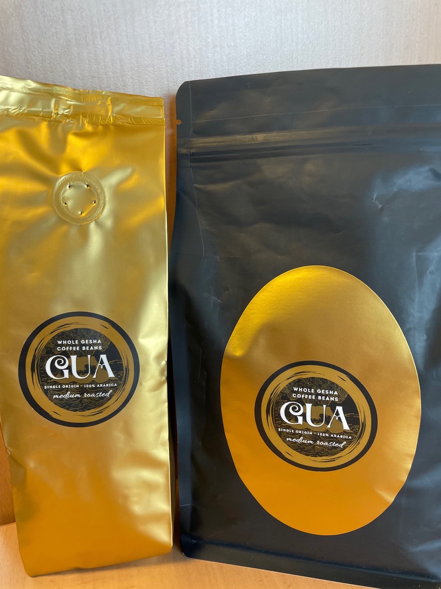 Excellente gourmet specialty GUA koffiebonen Gesha medium roast 500 gram