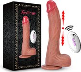 TipsToys Bewegende Dildo - Vibrator Dildo's Verwarming Seksspeeltjes voor Vrouwen