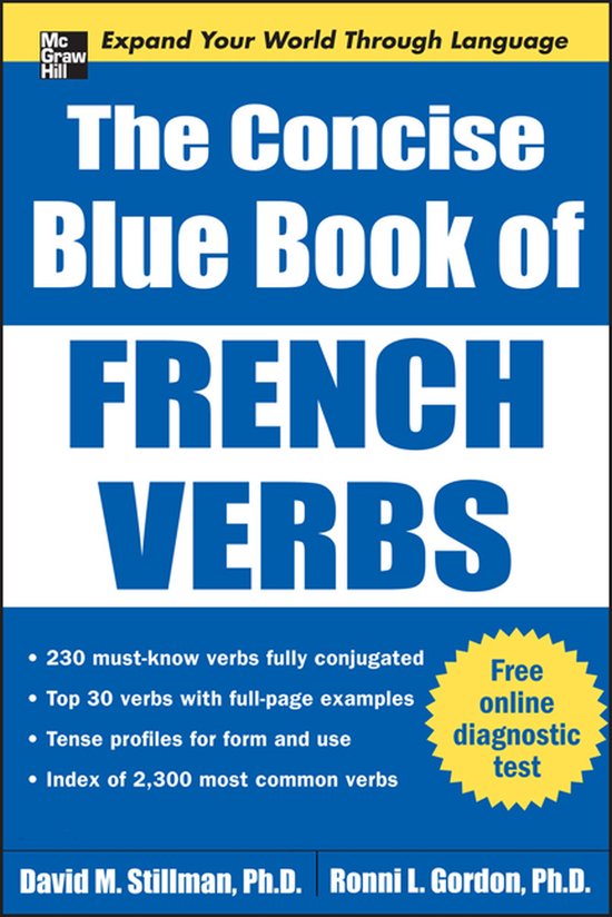 Concise Blue Book Of French Verbs - cover