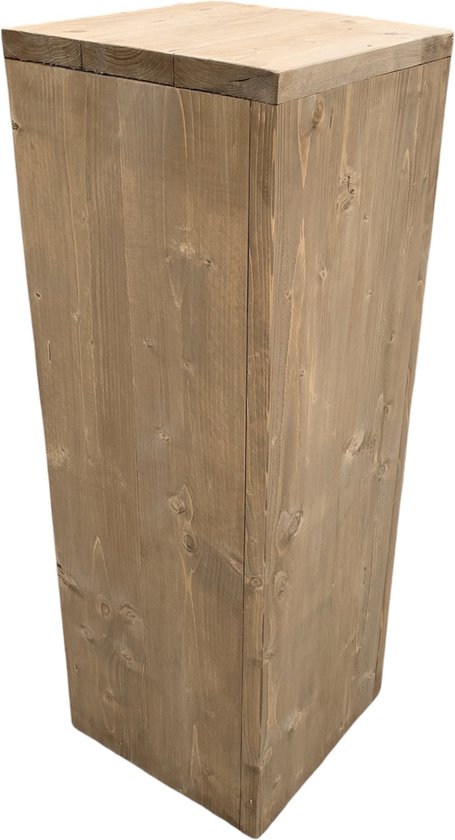 Rustiek houten Zuil voor binnen en buiten