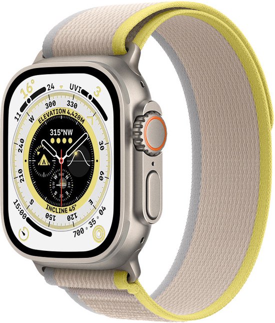 Trail bandje - 49mm - Beige - Geschikt voor Apple Watch Ultra