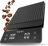 WeighJo Koffie Weegschaal - Digitale Keukenweegschaal - Precisieweegschaal - Barista