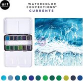Prima Marketing - Watercolor Confections Aquarelverf - Currents - set van 12 kleuren