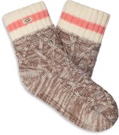 UGG Deedee Fleece Lined Quarter Chaussettes pour dames - Taupe - Taille unique