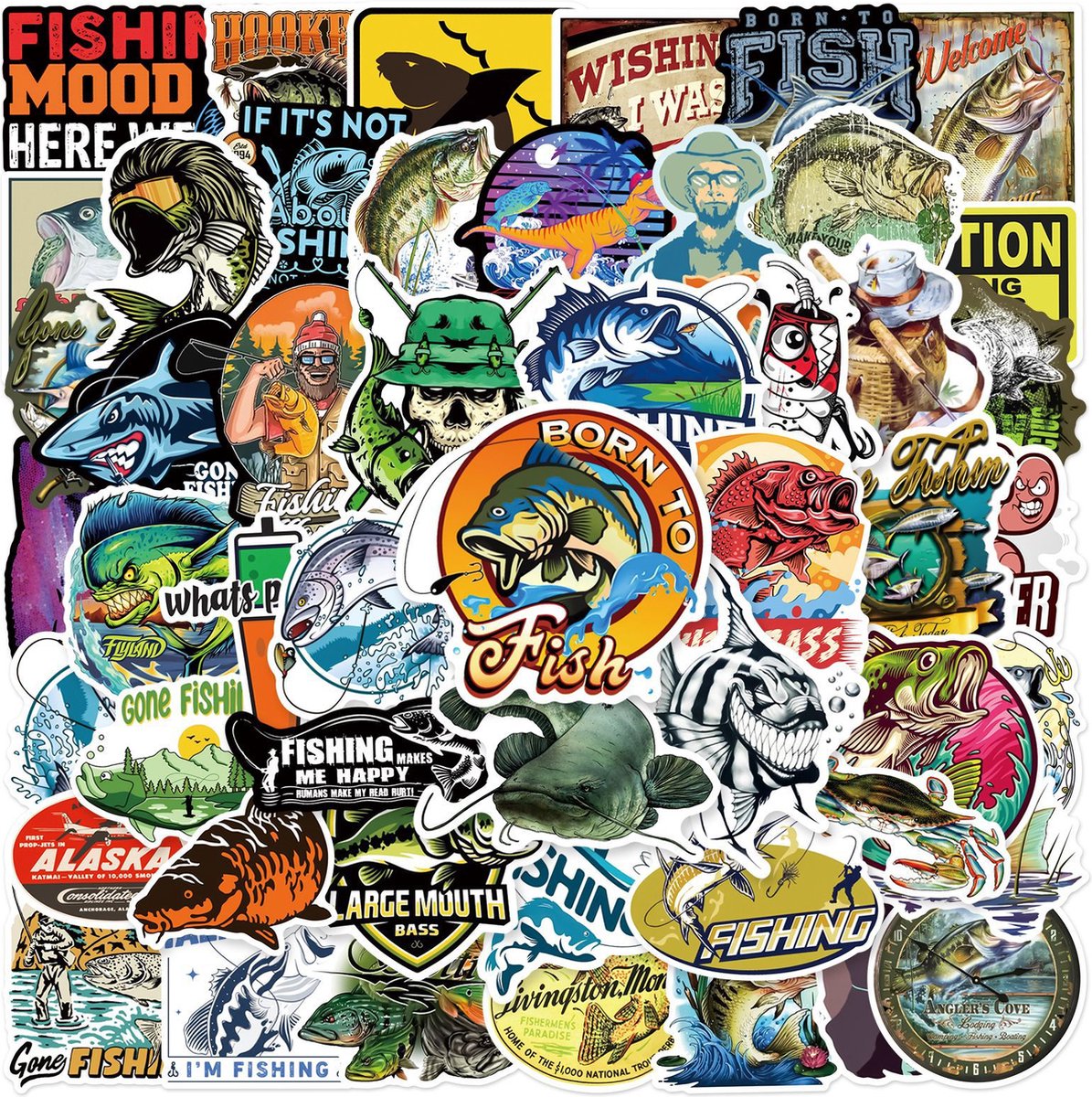 SUJEBKC sk Stickerset, 100 waterdichte mini-fotostickers, fan-cadeau