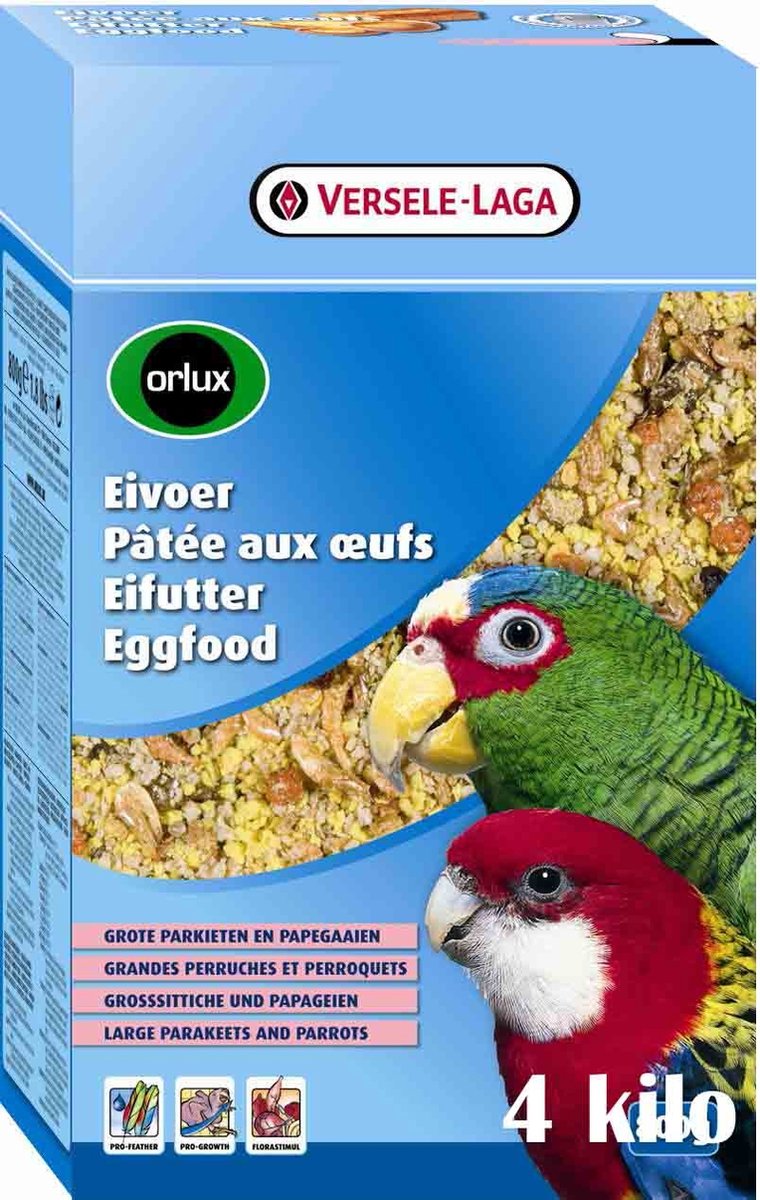 Gold Crumble Parkieten En Kleine Papegaaien 4 kg - Eivoer voor vogels - Vogelvoer - Stanleyrosella (Platycercus icterotis) - Nutribird