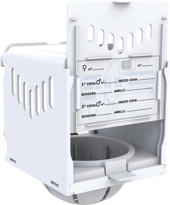 Nid d'empereur en plastique - Nichoir - Nichoir - Nichoir à Vogel - Wit - Nest pour cages d'élevage - Nids - Nichoirs / nichoirs