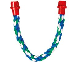 Zittouw voor vogels kopen? Comfort & speelplezier voor in de vogelkooi - Touw zitstok 37 cm - Zittouwen / Speeltouwen - Benodigdheden - Vogelspeelgoed