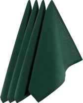 katoenen theedoeken 45x75 cm groene monochroom - Hoge kwaliteit 4-delige handdoekenset voor de keuken - Premium keukendoeken - vaatdoeken om te drogen - groene